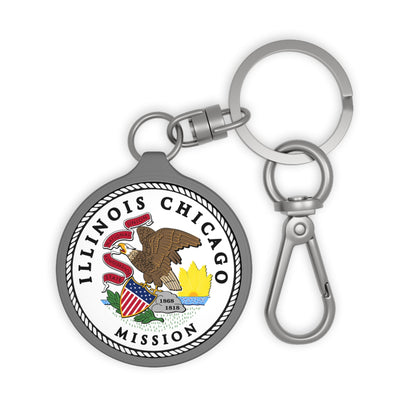 Illinois Chicago Mission State Flag Logo Key Tag - Mission Wishlist - LDS Missionary Gift Store