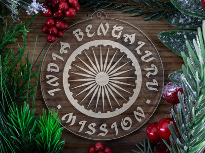 LDS India Bengaluru Mission Christmas Ornament with Christmas Decorations