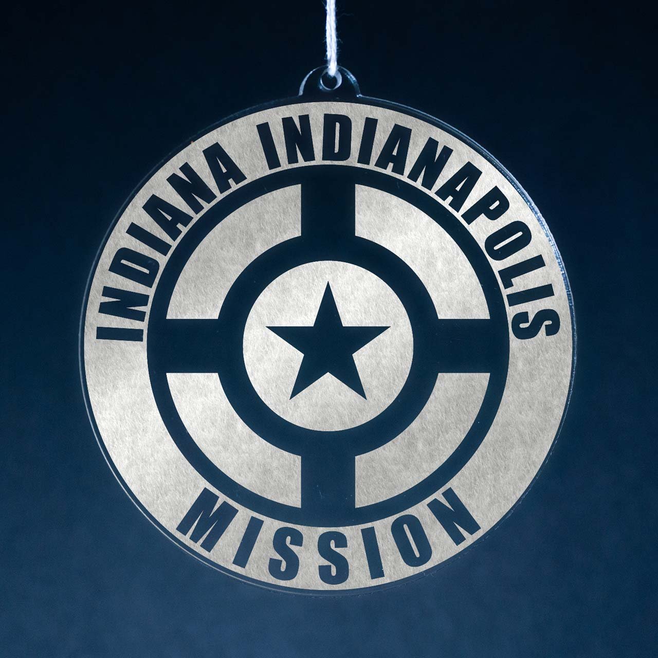 Indiana Indianapolis Mission Christmas Ornament - Latter-Day Saint LDS Missionary Gift - Book of Mormon