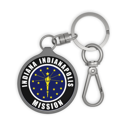 Indiana Indianapolis Mission State Flag Logo Key Tag - Mission Wishlist - LDS Missionary Gift Store