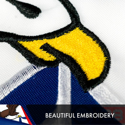 Iowa State Flag 210D Embroidered Polyester 3x5 Ft - Double Sided 3ply