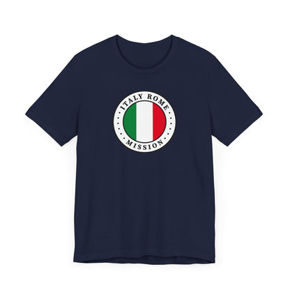 Italy Rome Mission Flag Logo (White Border) T-shirt - Latter-Day Saint LDS Missionary Gift - Book of Mormon