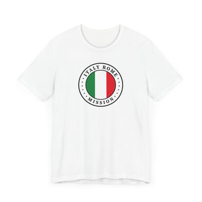 Italy Rome Mission Flag Logo (White Border) T-shirt - Latter-Day Saint LDS Missionary Gift - Book of Mormon