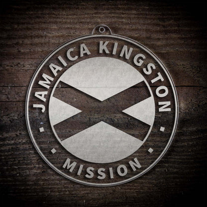 Jamaica Kingston Mission Christmas Ornament - Latter-Day Saint LDS Missionary Gift - Book of Mormon