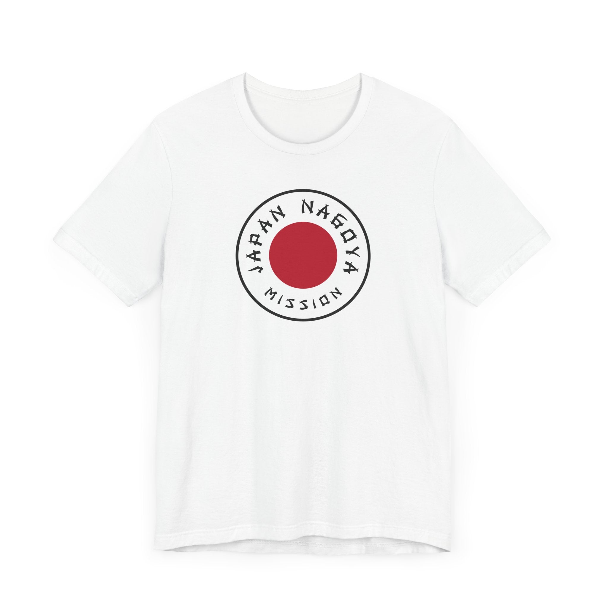 Japan Nagoya Mission Flag Logo (White Border) T-shirt - Latter-Day Saint LDS Missionary Gift - Book of Mormon