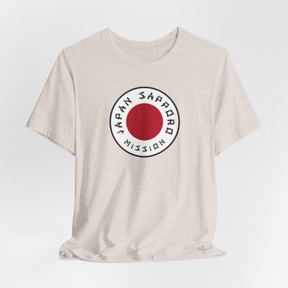 Japan Sapporo Mission Flag Logo (White Border) T-shirt - Latter-Day Saint LDS Missionary Gift - Book of Mormon