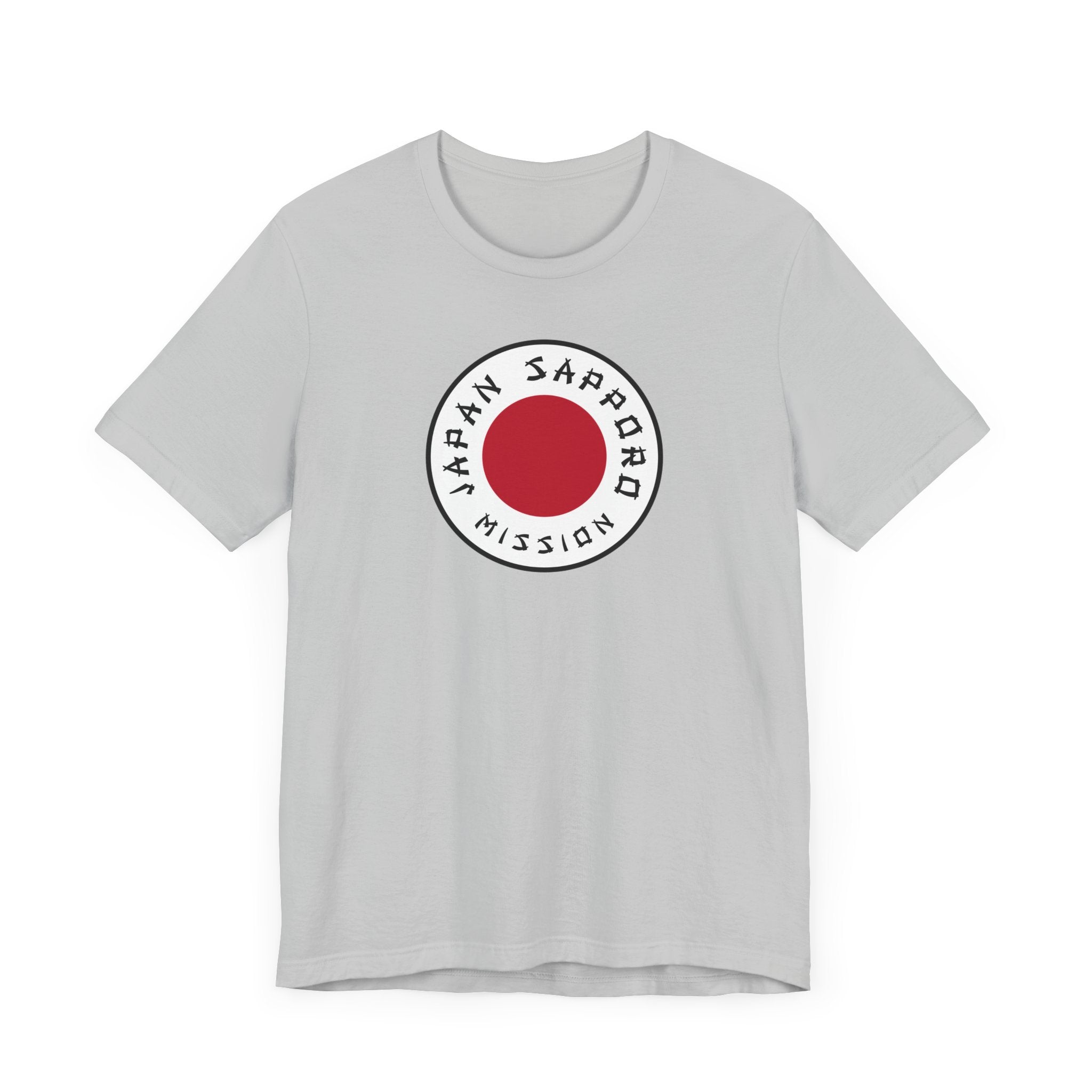 Japan Sapporo Mission Flag Logo (White Border) T-shirt - Latter-Day Saint LDS Missionary Gift - Book of Mormon