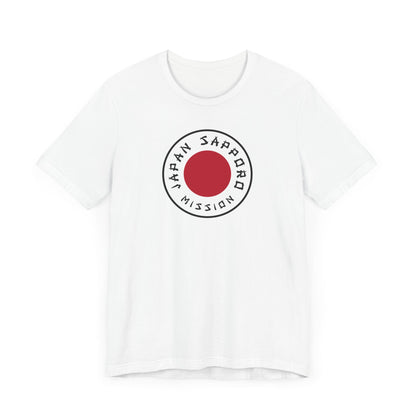 Japan Sapporo Mission Flag Logo (White Border) T-shirt - Latter-Day Saint LDS Missionary Gift - Book of Mormon