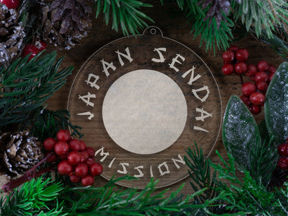 LDS Japan Sendai Mission Christmas Ornament with Christmas Decorations