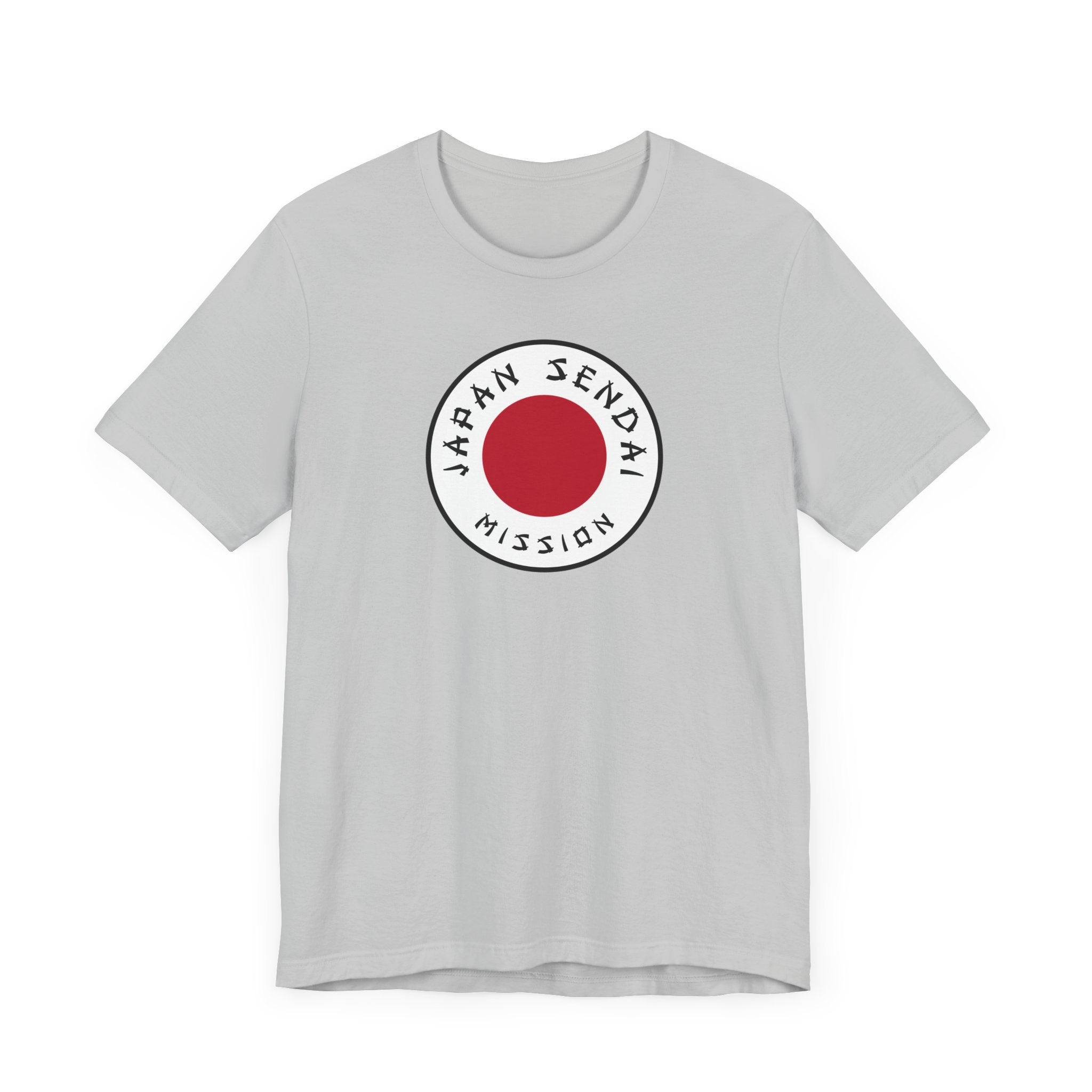 Japan Sendai Mission Flag Logo (White Border) T-shirt - Latter-Day Saint LDS Missionary Gift - Book of Mormon