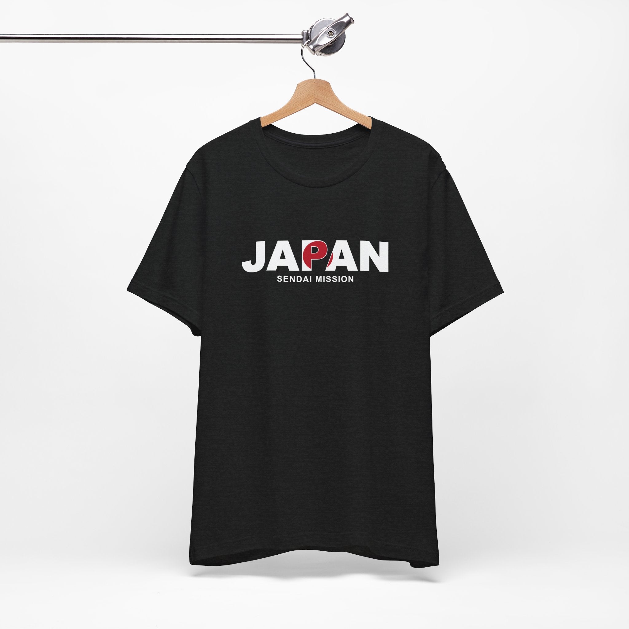 Japan Sendai Mission Flag Title T-shirt - Latter-Day Saint LDS Missionary Gift - Book of Mormon