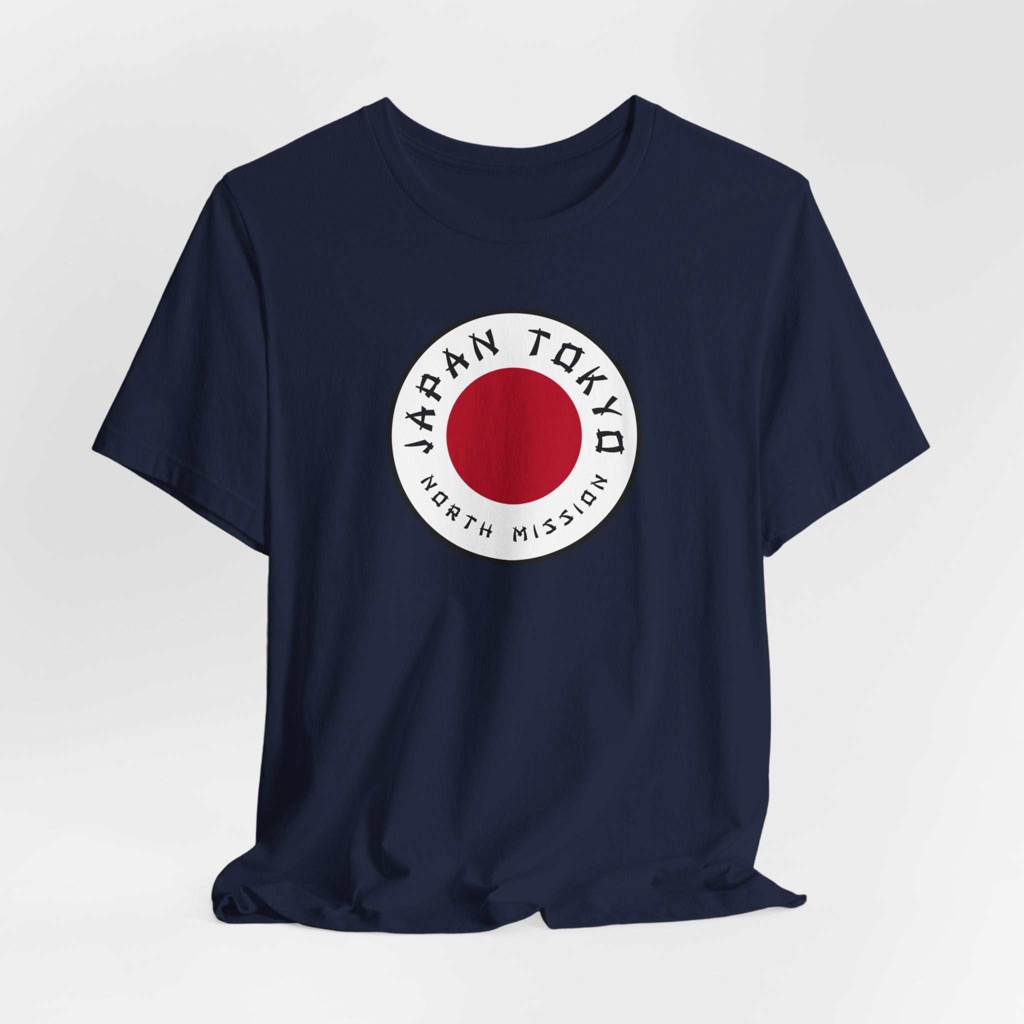 Japan Tokyo North Mission Flag Logo (White Border) T-shirt - Latter-Day Saint LDS Missionary Gift - Book of Mormon