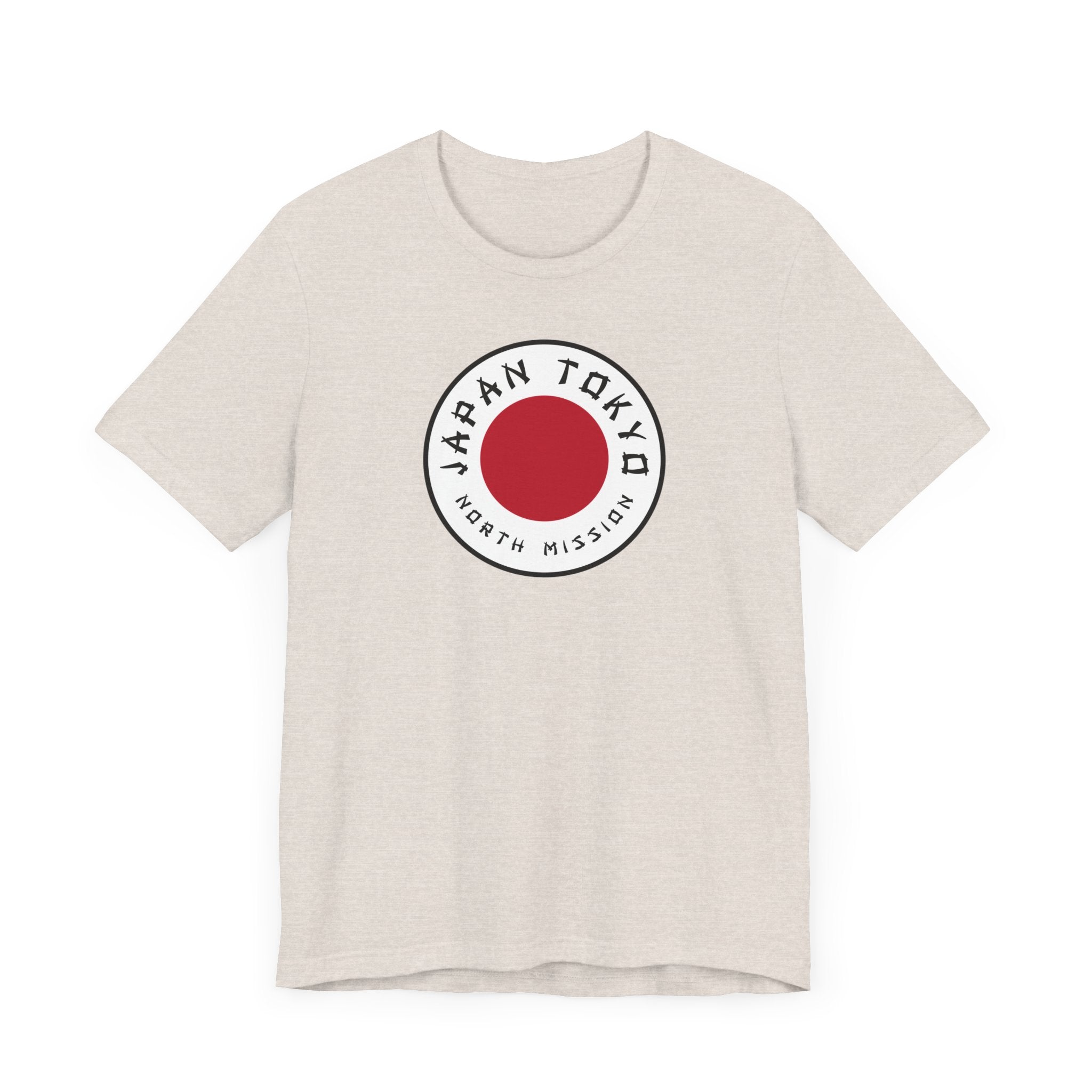 Japan Tokyo North Mission Flag Logo (White Border) T-shirt - Latter-Day Saint LDS Missionary Gift - Book of Mormon