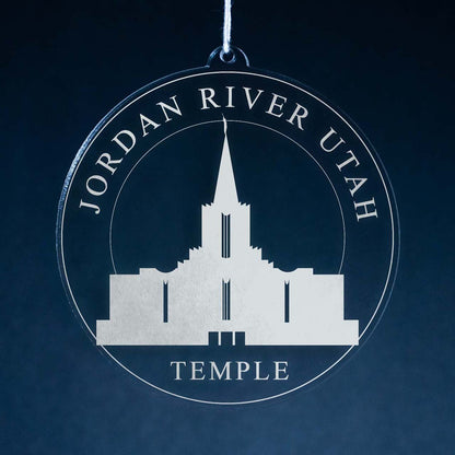 Jordan River Utah Temple Christmas Ornament - Latter-Day Saint LDS Missionary Gift - Book of Mormon