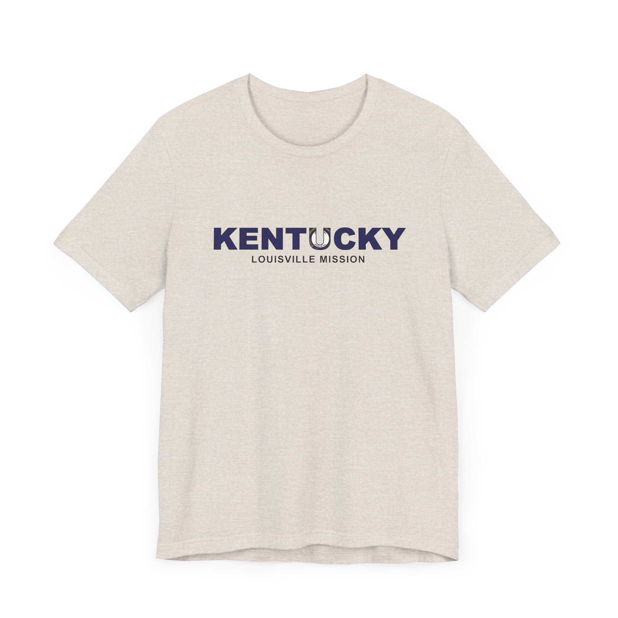 Kentucky Louisville Mission Flag Title T-shirt - Latter-Day Saint LDS Missionary Gift - Book of Mormon