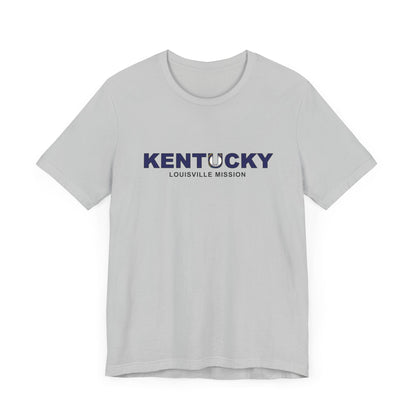 Kentucky Louisville Mission Flag Title T-shirt - Latter-Day Saint LDS Missionary Gift - Book of Mormon