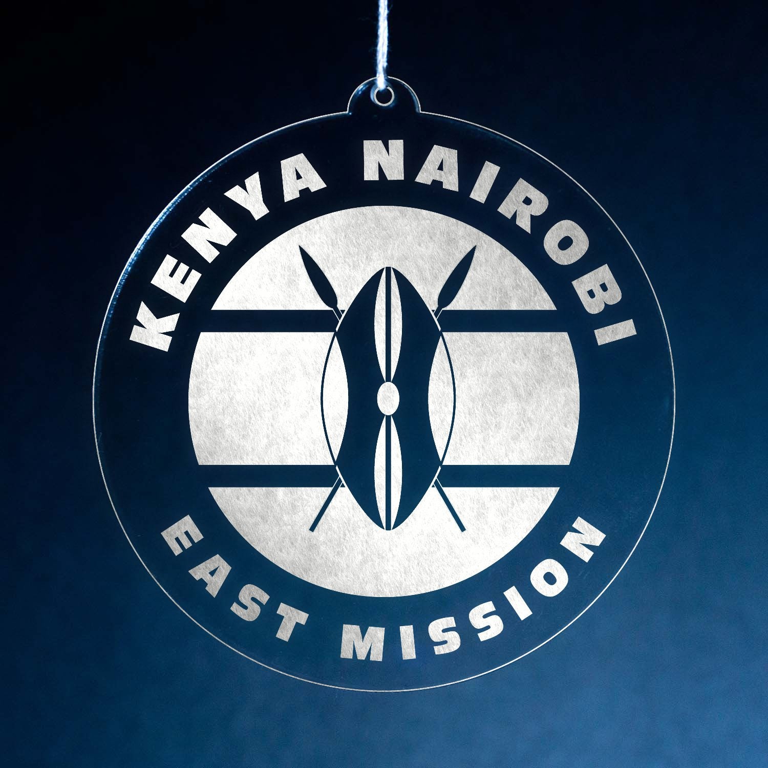 LDS Kenya Nairobi East Mission Christmas Ornament