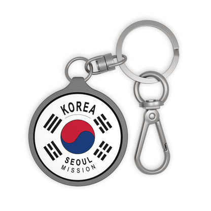 Korea Seoul Mission Circle Flag Key Tag - Latter-Day Saint LDS Missionary Gift - Book of Mormon