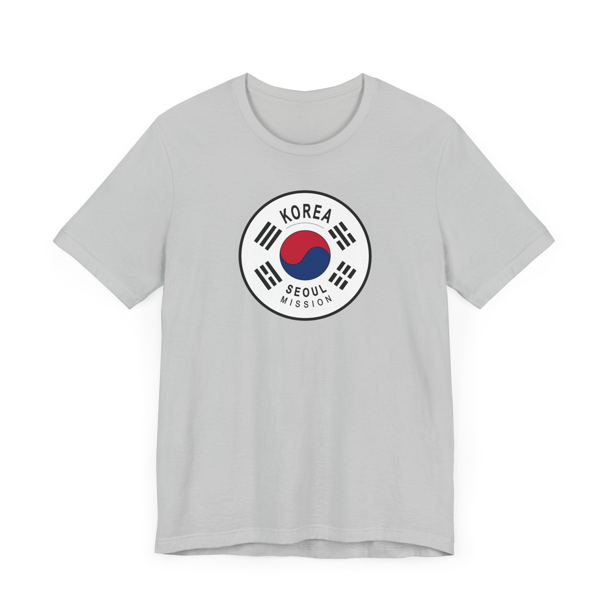 Korea Seoul Mission Flag Logo (White Border) T-shirt - Latter-Day Saint LDS Missionary Gift - Book of Mormon