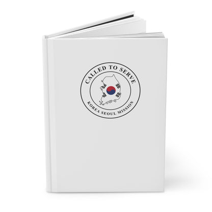 Korea Seoul Mission Flag Map Called to Serve White Hardcover Journal Matte - Mission Wishlist - LDS Missionary Gift Store