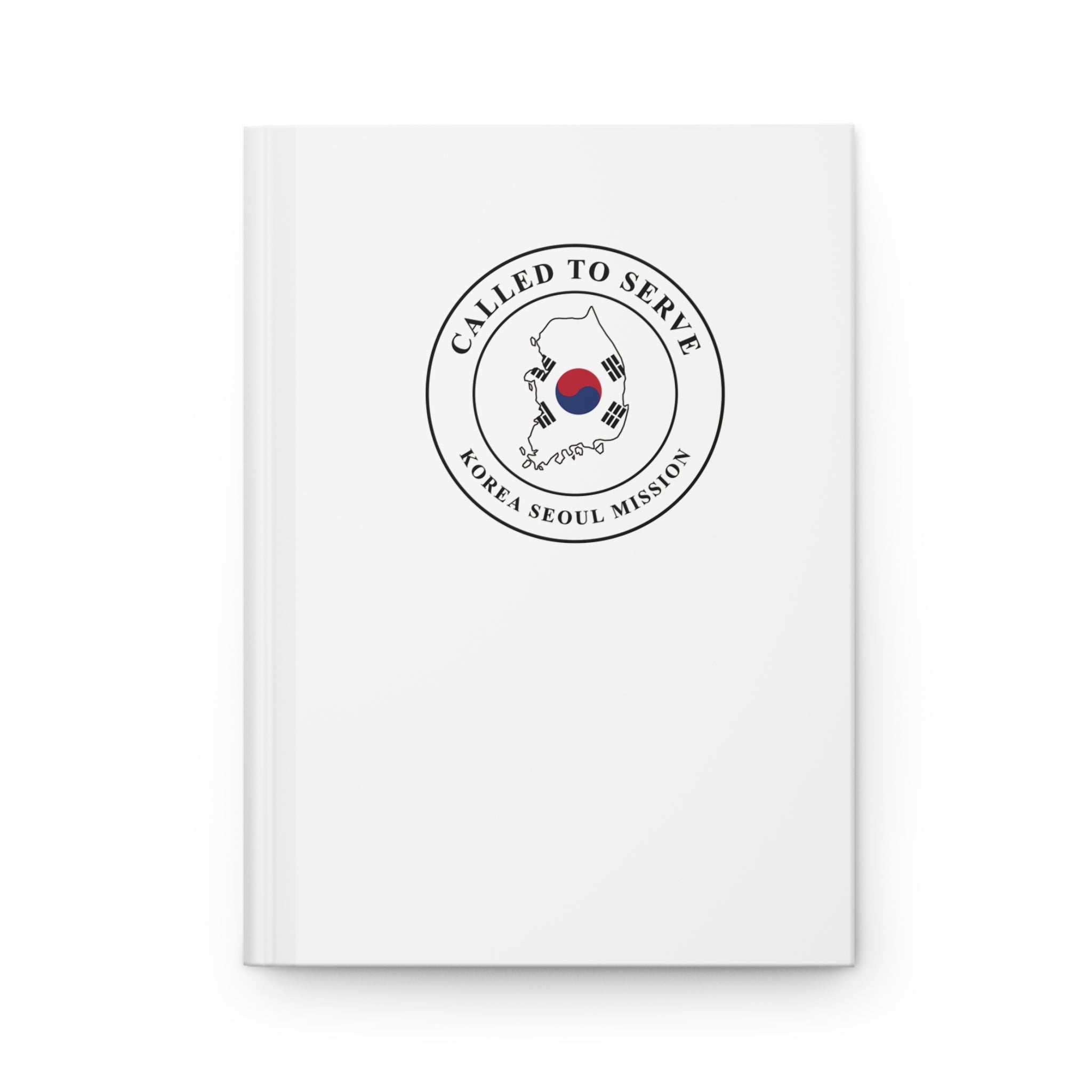 Korea Seoul Mission Flag Map Called to Serve White Hardcover Journal Matte - Latter-Day Saint LDS Missionary Gift - Book of Mormon