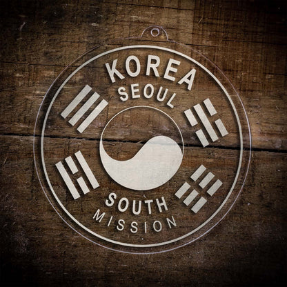 Korea Seoul South Mission Christmas Ornament - Latter-Day Saint LDS Missionary Gift - Book of Mormon