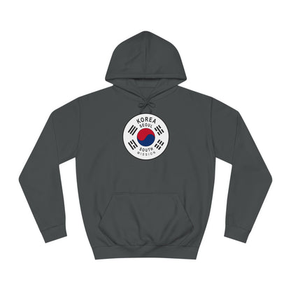 Korea Seoul South Mission Flag Logo (White Border) College Hoodie - Latter-Day Saint LDS Missionary Gift - Book of Mormon