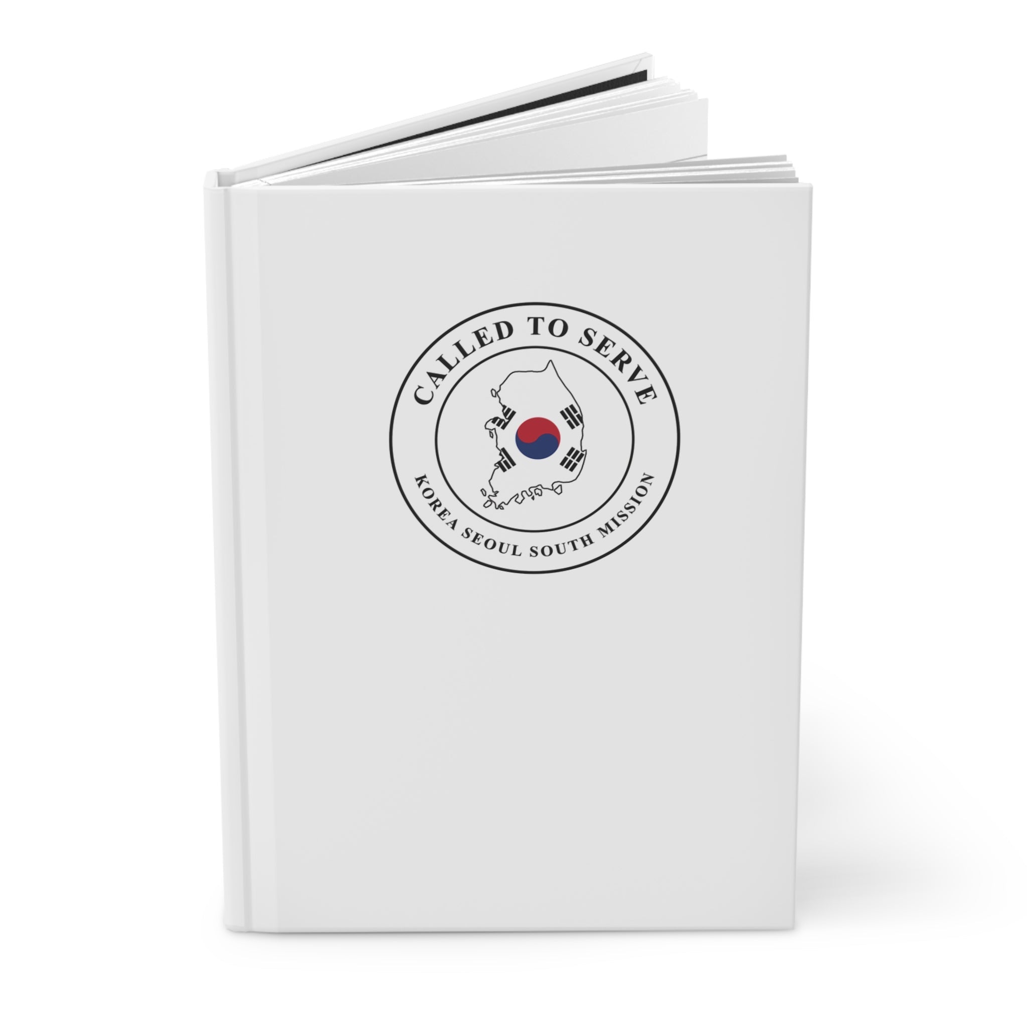 Korea Seoul South Mission Flag Map Called to Serve White Hardcover Journal Matte - Latter-Day Saint LDS Missionary Gift - Book of Mormon