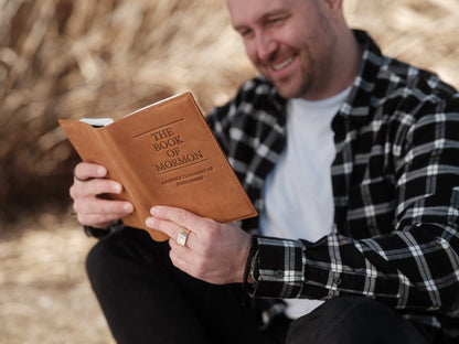 Leather Book of Mormon - Hard Cover