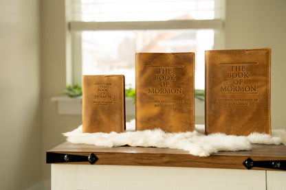 Leather Book of Mormon - Hard Cover