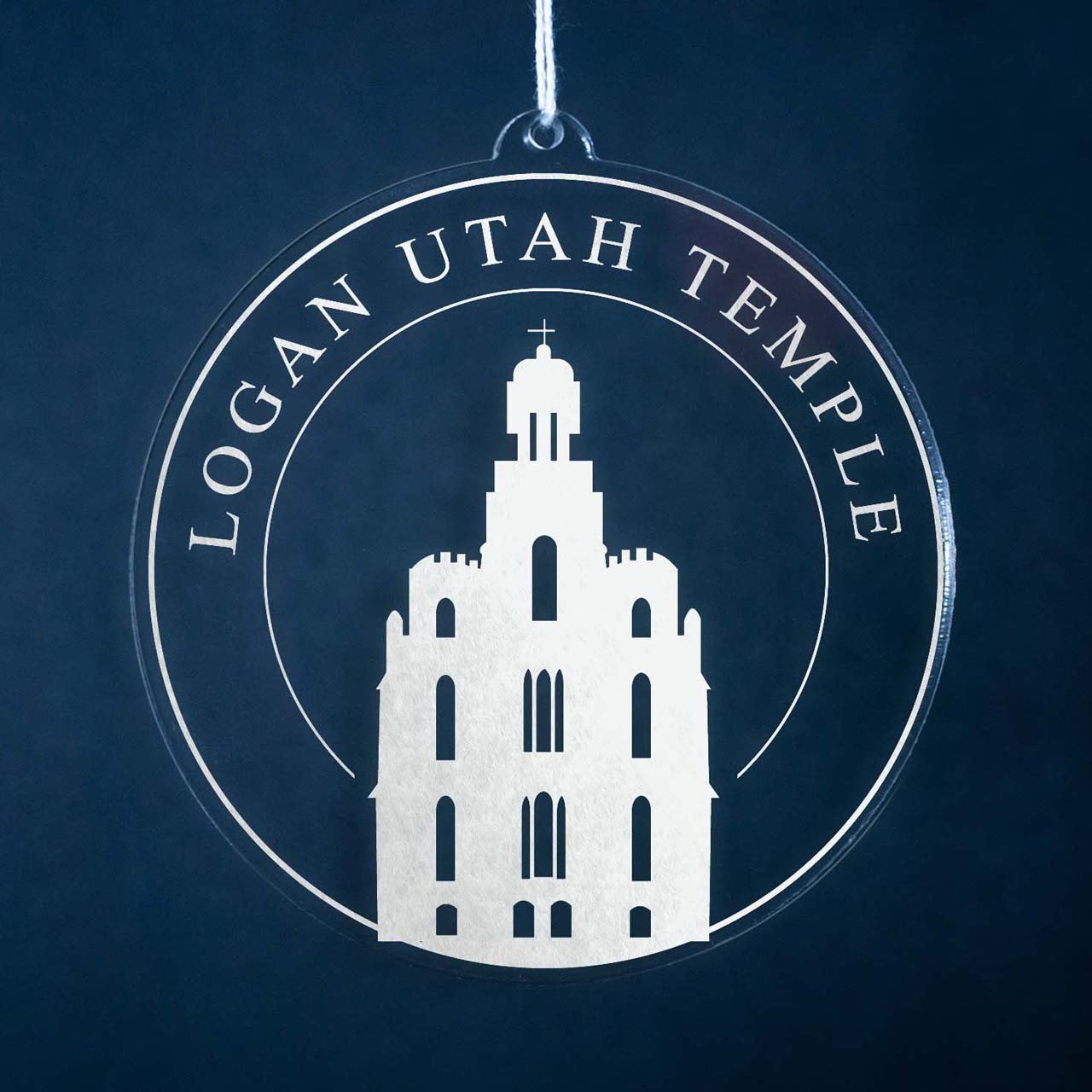 Logan Utah Temple Christmas Ornament - Latter-Day Saint LDS Missionary Gift - Book of Mormon