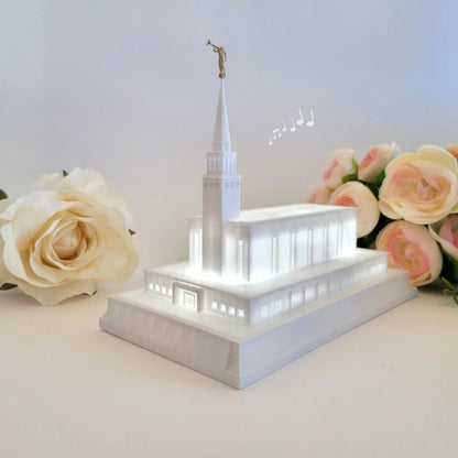 London England Temple Music Light