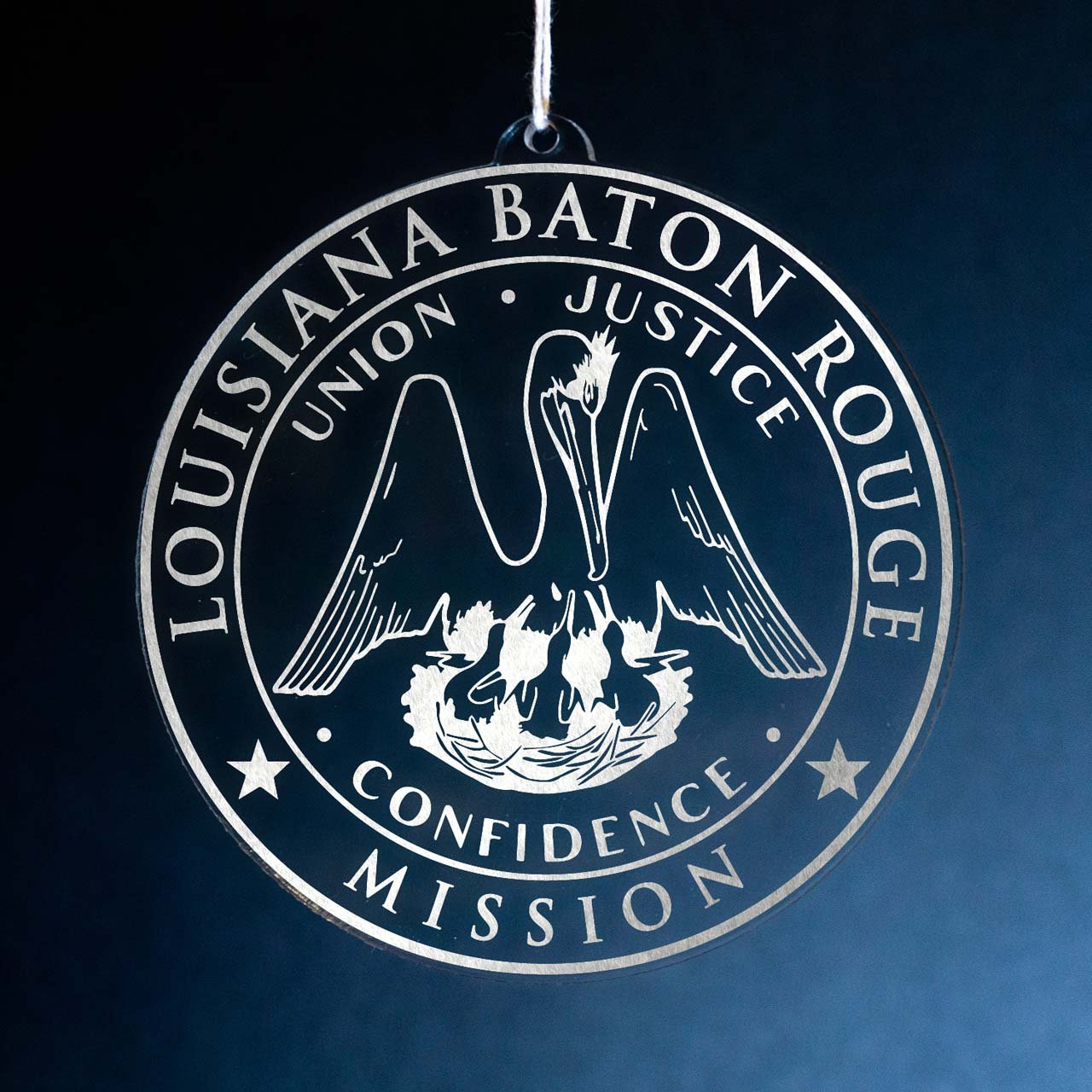 Louisiana Baton Rouge Mission Christmas Ornament - Latter-Day Saint LDS Missionary Gift - Book of Mormon