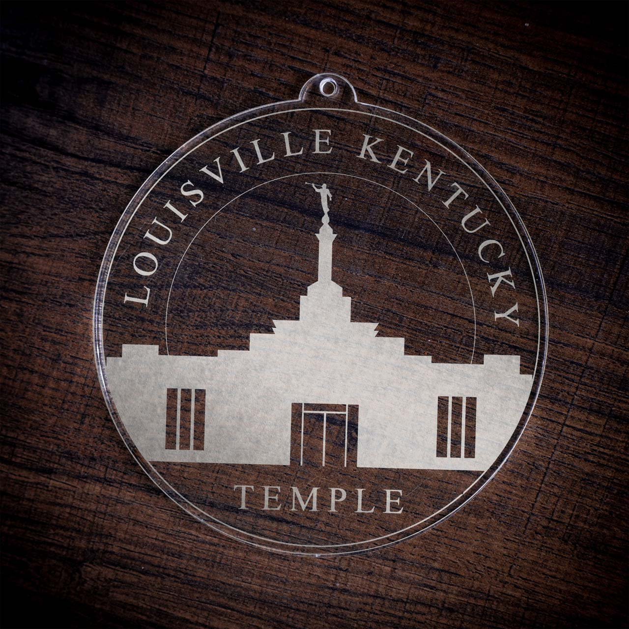 Louisville Kentucky Temple Christmas Ornament - Latter-Day Saint LDS Missionary Gift - Book of Mormon