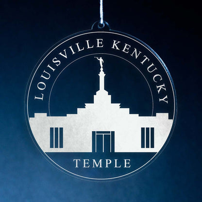 Louisville Kentucky Temple Christmas Ornament - Latter-Day Saint LDS Missionary Gift - Book of Mormon