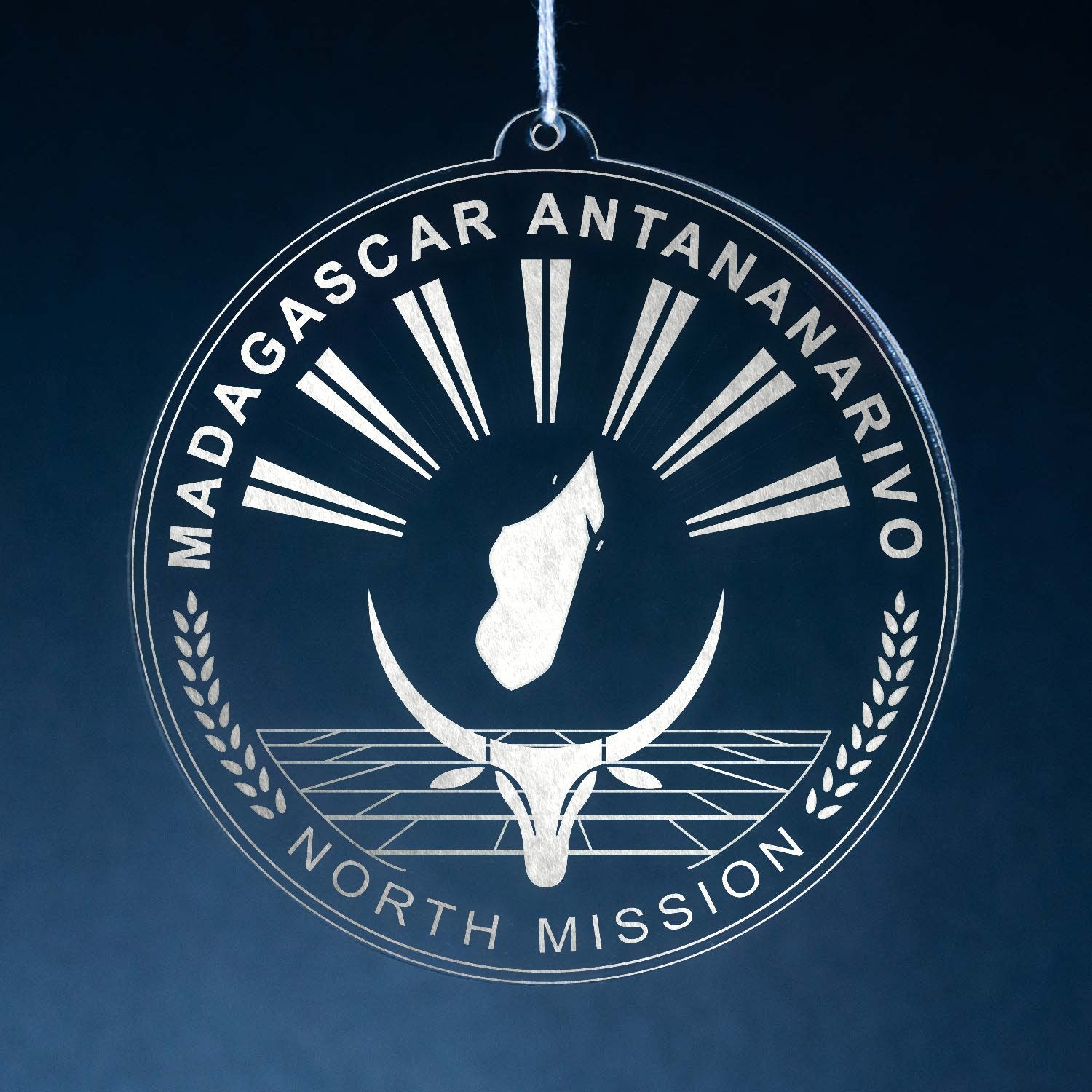 LDS Madagascar Antananarivo North Mission Christmas Ornament