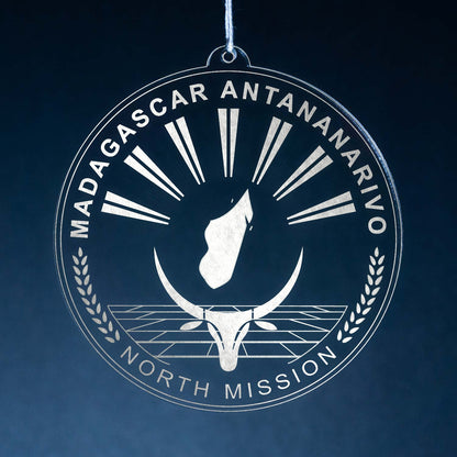 LDS Madagascar Antananarivo North Mission Christmas Ornament