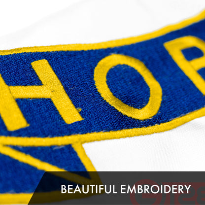 G128 Rhode Island State Flag | 4x6 Ft | ToughWeave Series Embroidered 300D Polyester | Embroidered Design, Indoor/Outdoor, Brass Grommets