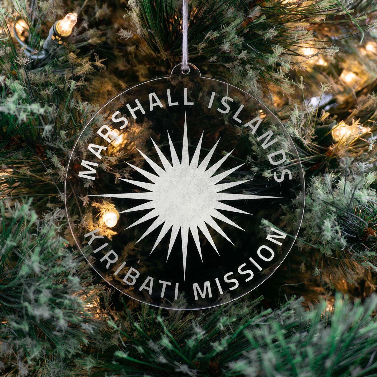 Marshall Islands - Kiribati Mission Christmas Ornament - Latter-Day Saint LDS Missionary Gift - Book of Mormon