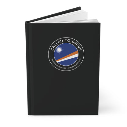 Marshall Islands - Kiribati Mission Circle Flag Called to Serve Black Hardcover Journal Matte - Latter-Day Saint LDS Missionary Gift - Book of Mormon