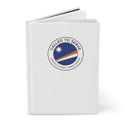 Marshall Islands - Kiribati Mission Circle Flag Called to Serve White Hardcover Journal Matte - Latter-Day Saint LDS Missionary Gift - Book of Mormon