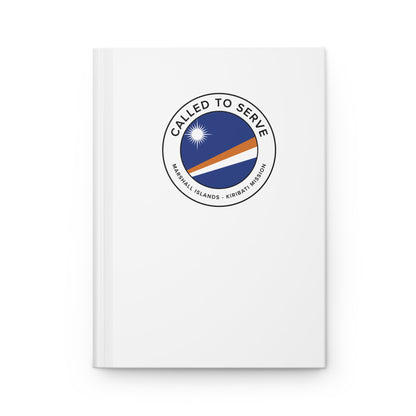 Marshall Islands - Kiribati Mission Circle Flag Called to Serve White Hardcover Journal Matte - Latter-Day Saint LDS Missionary Gift - Book of Mormon