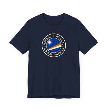 Marshall Islands - Kiribati Mission Flag Logo (Black Border) T-shirt - Latter-Day Saint LDS Missionary Gift - Book of Mormon