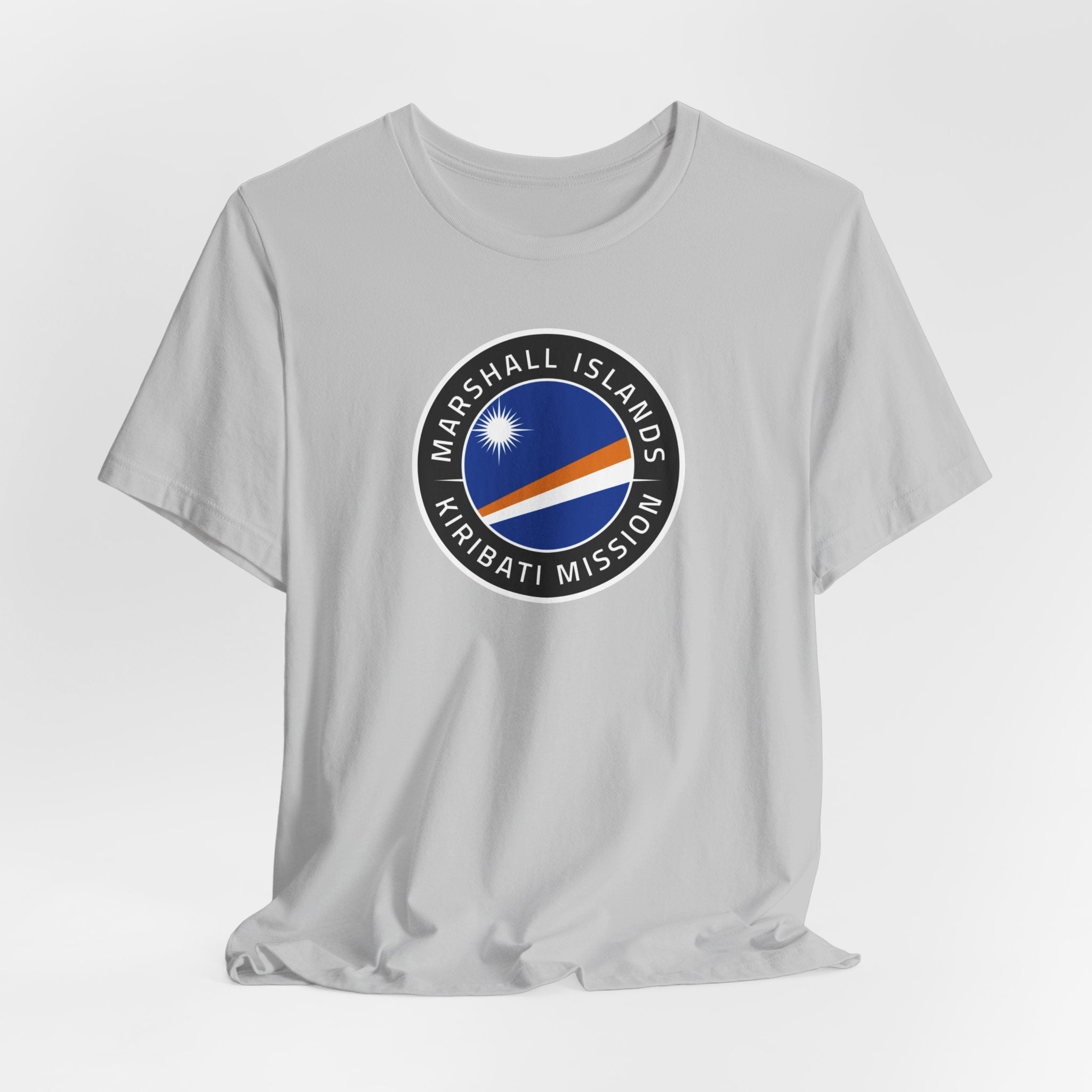 Marshall Islands - Kiribati Mission Flag Logo (Black Border) T-shirt - Latter-Day Saint LDS Missionary Gift - Book of Mormon