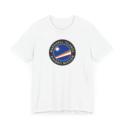 Marshall Islands - Kiribati Mission Flag Logo (Black Border) T-shirt - Latter-Day Saint LDS Missionary Gift - Book of Mormon