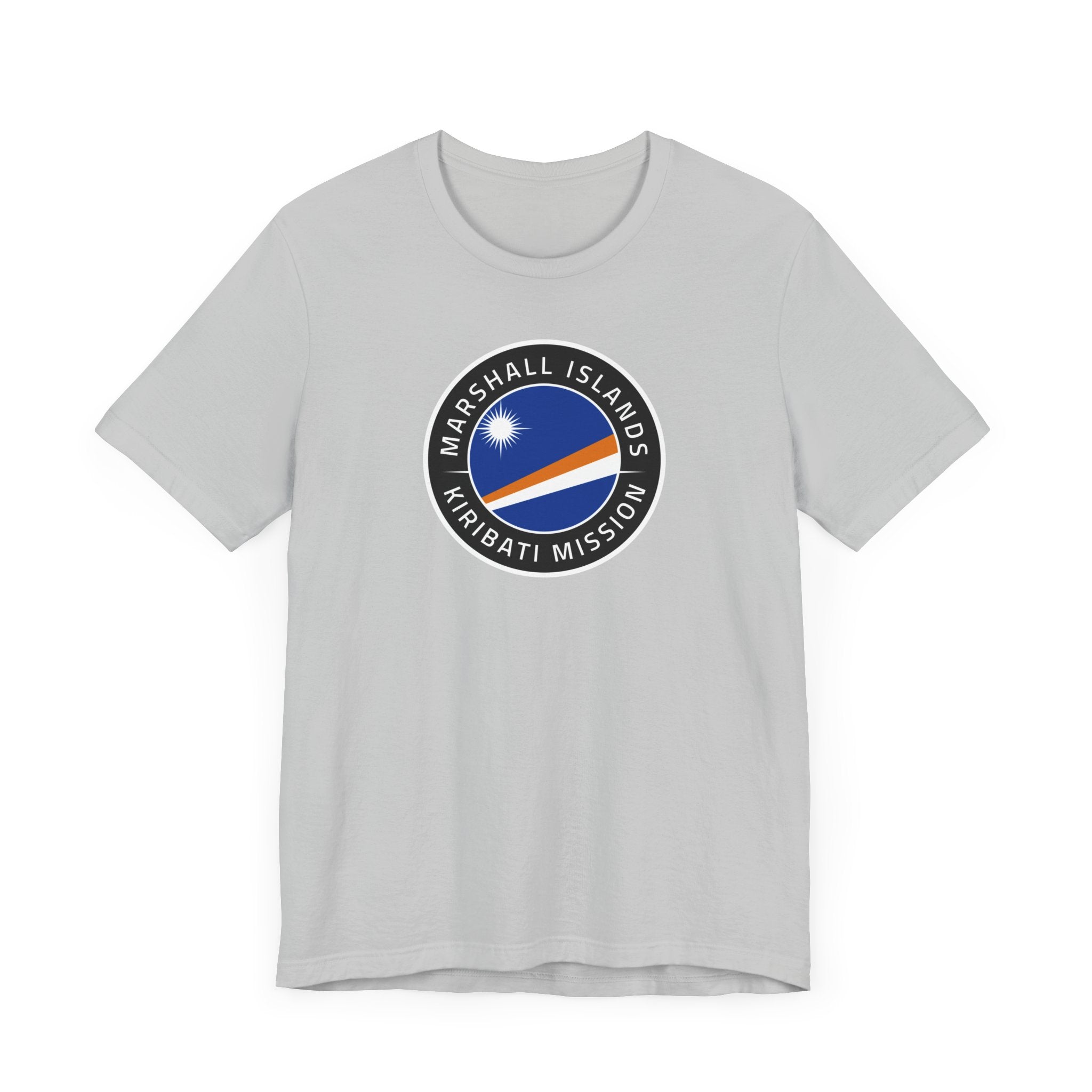 Marshall Islands - Kiribati Mission Flag Logo (Black Border) T-shirt - Latter-Day Saint LDS Missionary Gift - Book of Mormon