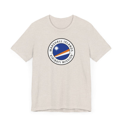 Marshall Islands - Kiribati Mission Flag Logo (White Border) T-shirt - Latter-Day Saint LDS Missionary Gift - Book of Mormon