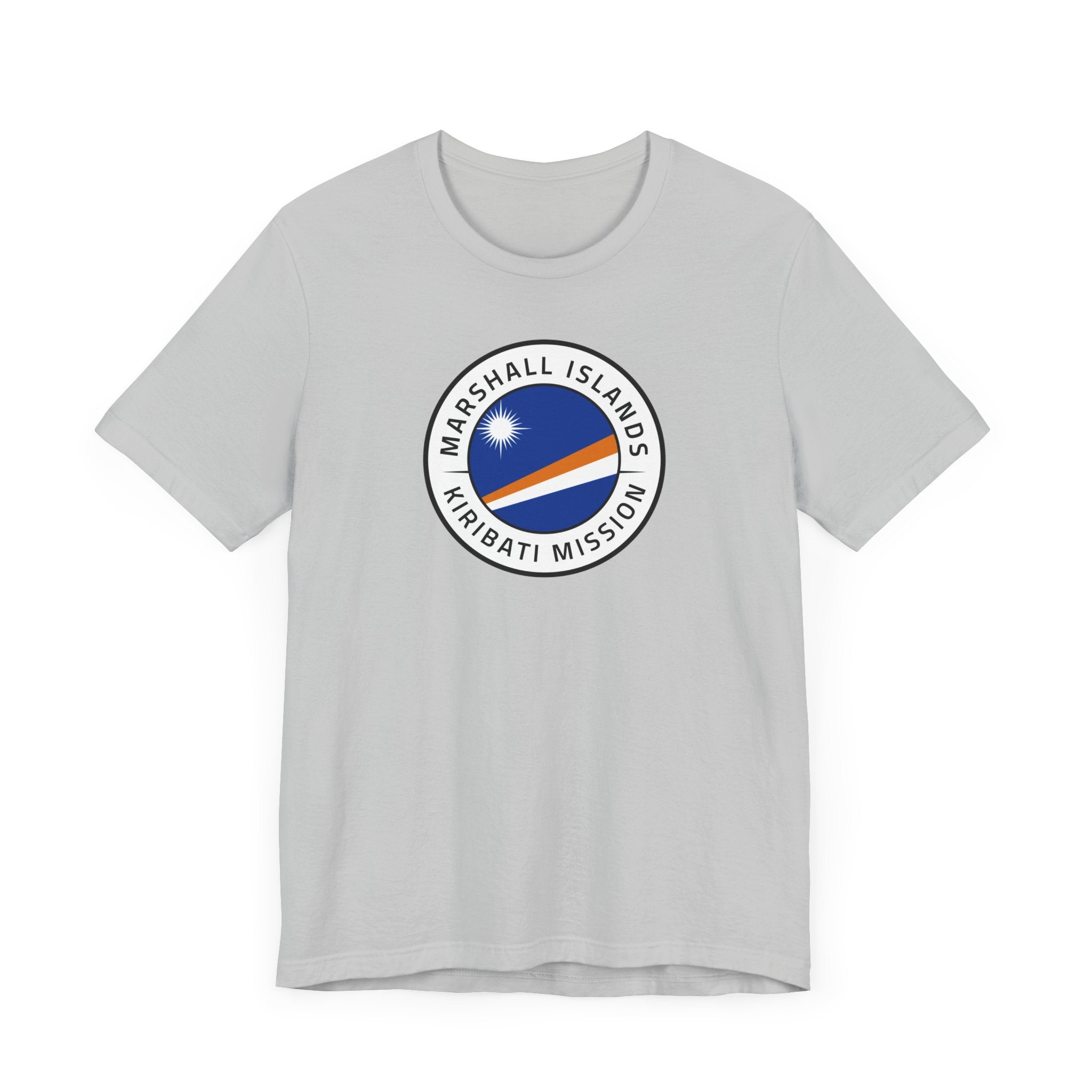 Marshall Islands - Kiribati Mission Flag Logo (White Border) T-shirt - Latter-Day Saint LDS Missionary Gift - Book of Mormon