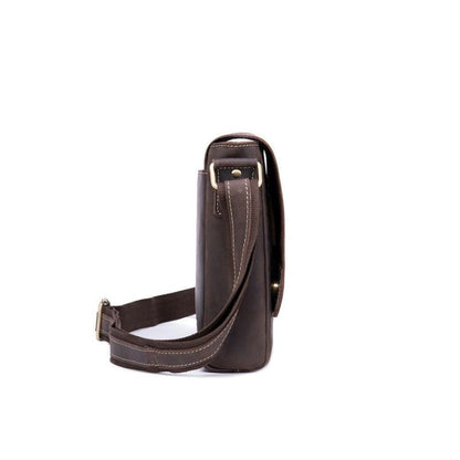 Medium Leather Messenger Bag