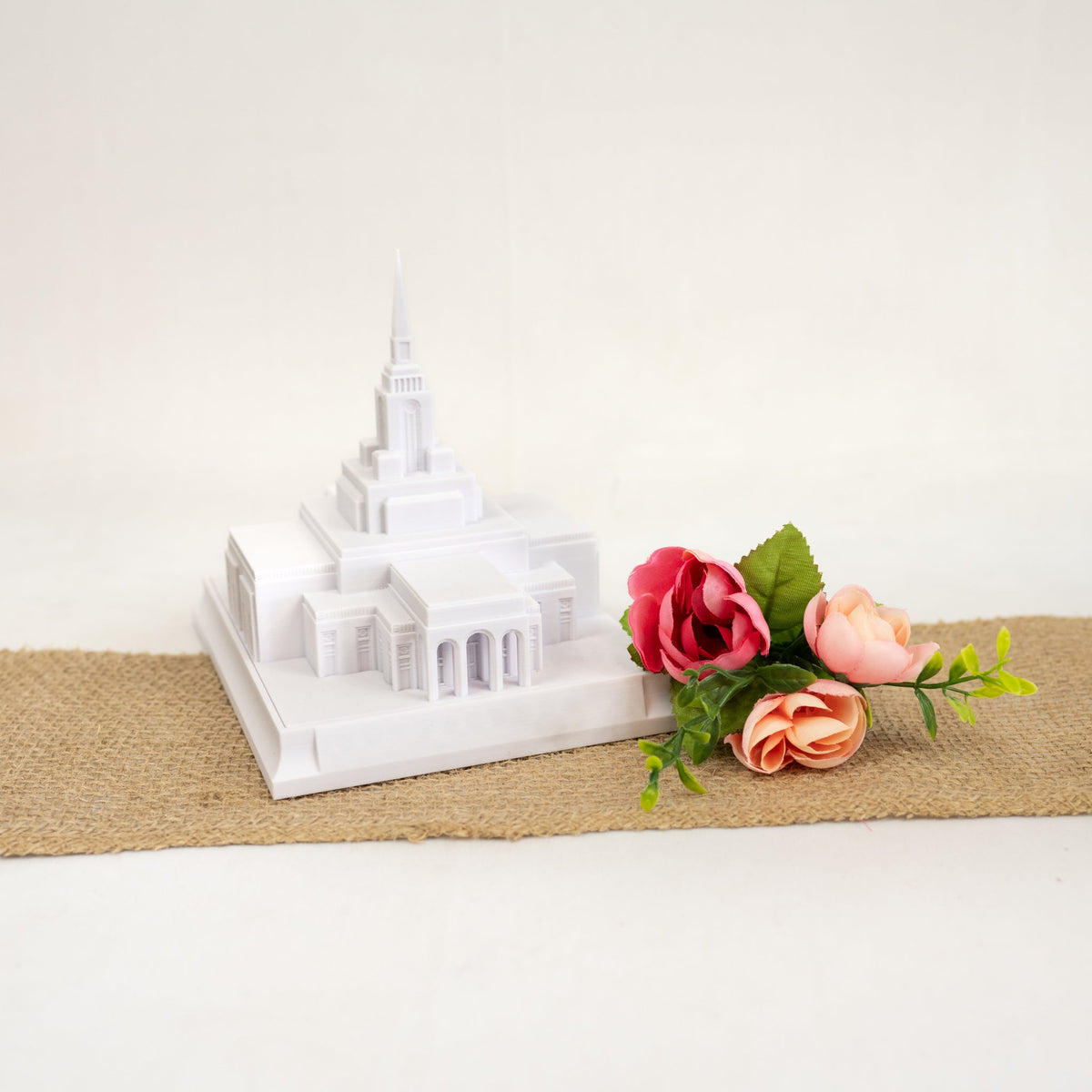 Mendoza Argentina Temple Replica Statue